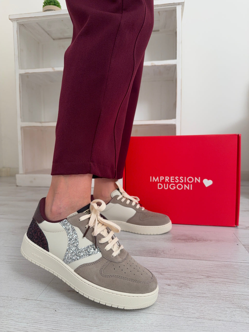 Sneakers Bianche Victoria Scarpe Bologna Scarpe Grigie Victoria