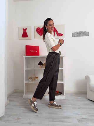 Pantalone ecopelle HELL