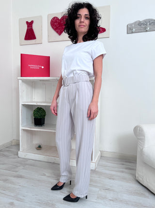 Pantalone gessato ELEGANT