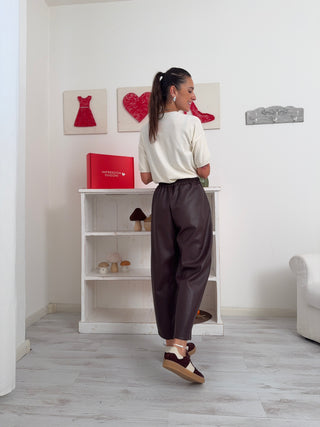 Pantalone ecopelle HELL