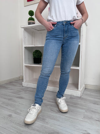 Jeans strass 9176