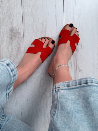 Ciabatte - MIHA - 1080 ROSSO