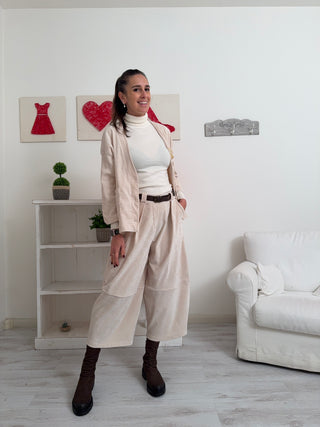 Pantalone con cintura VELVET
