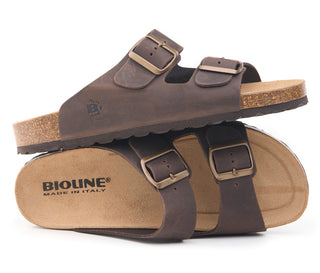 UOMO - Ciabatta - BIOLINE - 420 MARRONE