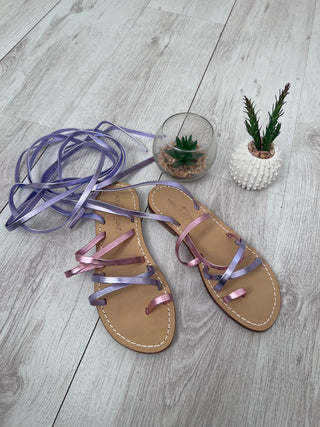 Sandali - MODA POSITANO - CS04/21 GLICINE