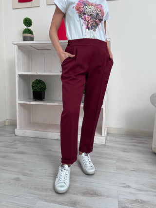 Pantalone con elastico in vita NEW