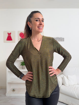 Blusa scollo a V STARLIGHT