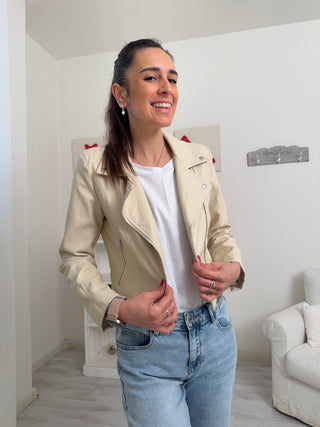 Giacca ecopelle TRINITY