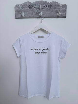 T- Shirt A LOURDES TROVO CHIUSO
