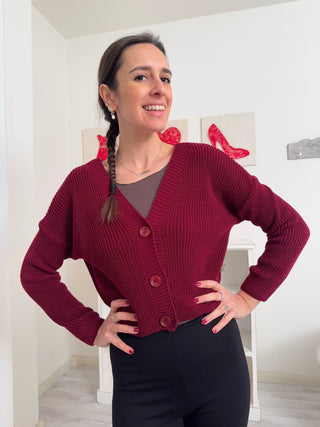 Cardigan crop CLAUDETTE