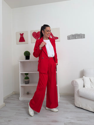 Pantalone palazzo RESET ROSSO
