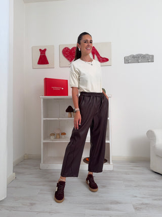 Pantalone ecopelle HELL
