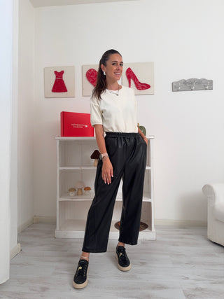 Pantalone ecopelle HELL