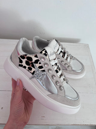 Sneakers - LEJADE - 3686 LEOPARDO BIANCO