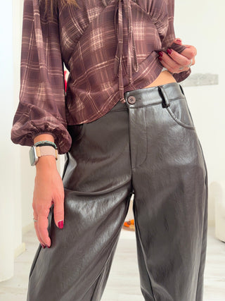 Pantalone ecopelle MARLENA