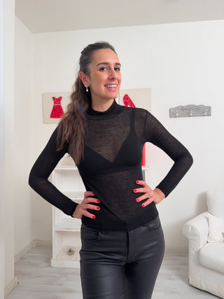 Maglia collo alto CASHMERE BLEND