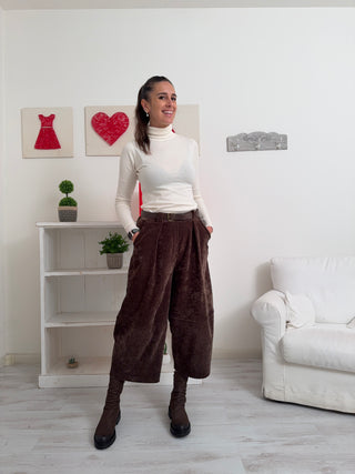 Pantalone con cintura VELVET