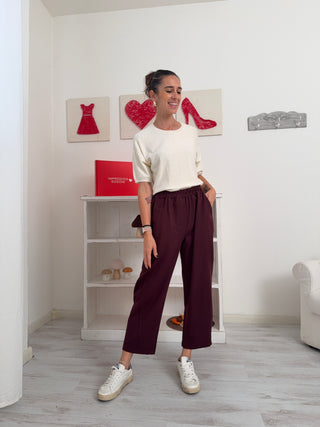 Pantalone con elastico ETNA