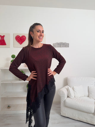 Blusa pizzo CASTALIA