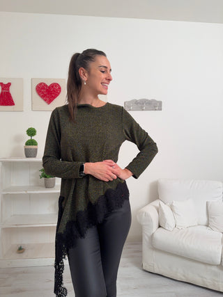 Blusa pizzo CASTALIA