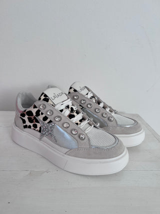 Sneakers - LEJADE - 3686 LEOPARDO BIANCO