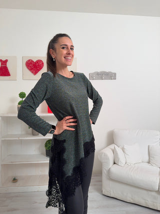 Blusa pizzo CASTALIA