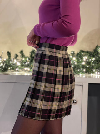 Gonna plissè TARTAN