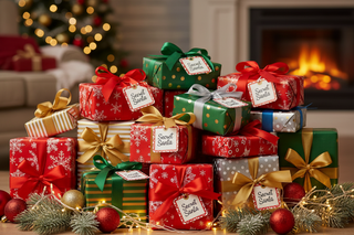 immagini con pacchetti regali secret santa